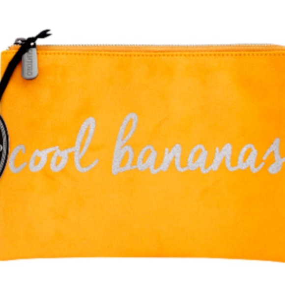 Santoro London Cool Bananas Yellow Clutch / Accessories Bag Women’s Accessory - Picture 2 of 3